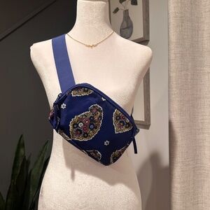 Vera Bradley Blue Floral Belt Bag